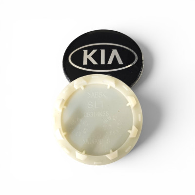 Ковпачки (заглушки) у диски KIA, чорний 58\50мм CS314K58
